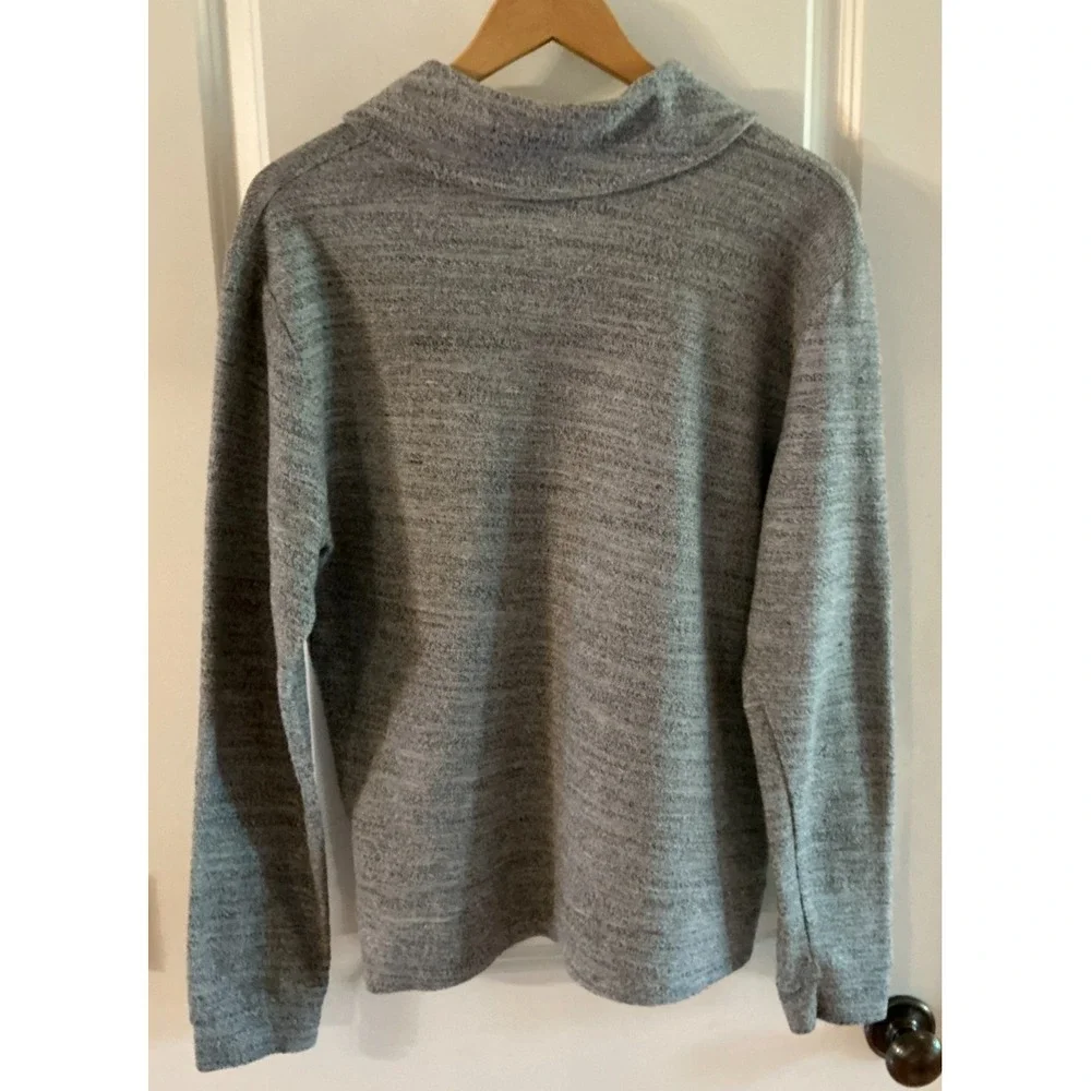Marine Layer Shawl Collar Pullover Sweater • Heather Gray‎ • Men's M